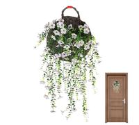Zegaqae Fake Flower Vines | Realistic Morning Glory,Home Decor Accents for Deck Wall Porch Front Fall Gazebo Balconies Door