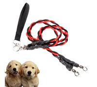 Zegaqae Large Dog Rope,Double Dog Walking Rope - Heavy Duty Comfortable Strong Pet Accessories for Park Training Beach Comfort Walks Improved Safety Pulling Outdoor