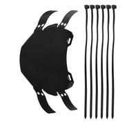 Zegaqae Motorcycle License Plate - Motorcycle Front Number Plate Cover - Easy Installation with Mounting Straps Replacement Parts Bracket Motorbike Accessories for Men Women Rider