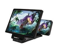 Zegaqae Screen Magnifier for Cell Phone - Foldable Magnifying Enlarger Tool | Magnifying Phone Screen - for Friend Family Reading Learning Holiday Daily Movie Streaming Viewing