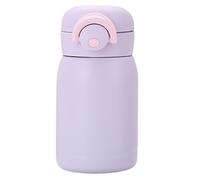 Zegaqae Stainless Steel Bottle,Aesthetic Bouncing Lid - Stainless Steel Insulated Drinking Bottle,for Students Girls Teens Boys Adults School Camping