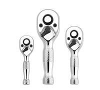 Zegaqae Stubby Ratchet Set | 72-Tooth Quick-Release Ratcheting Wrench | Compact Auto Tire Maintenance Tool for HVAC Technicians Marine Engine DIY Enthusiasts Furniture Electrical Panel Automotive