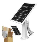 Zegaqae USB C Solar Panel - Camera Solar Panel with 360 Degree Adjustable Mount | Charger Fast Charging for Battery Outdoor Adventures Travel Remote Work Road Trips Camping Lawn