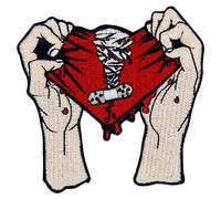 Zegin Heart Broken Patch Embroidered Applique Badge Iron On Sew On Emblem