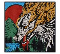 Zegin The Bloody Wolf in The Mountain Patch Embroidered Applique Badge Iron On Sew On Emblem