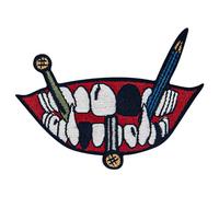 Zegin The Evil Smile Patch Embroidered Applique Badge Iron On Sew On Emblem