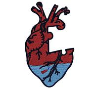 Zegin The Puzzle Heart Patch Embroidered Applique Badge Iron On Sew On Emblem