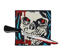 Zegin The Reaper in Hell to Pay Patch Embroidered Applique Badge Iron On Sew On Emblem