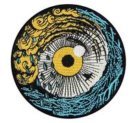 Zegin The Storm from The Sea Patch Embroidered Applique Badge Iron On Sew On Emblem