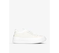 Zegna Mens Zegna Triple Stitch Mrbailey Carbonised-Leather and Suede Low-Top Trainers White Eur 45 / 11 UK Men