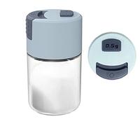 ZEGROA Salt Shaker, Pepper Shakers, Salt Seller, The kitchen utensils, Spice Dispenser, Ration bottle Control, the seasoning bottle, Seasonings Box, seal pot, Modern Farmhouse Kitchen Decor (BLUE)