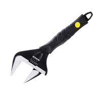 Zeguard 12 inch Adjustable Spanner, 60mm Wide Jaw Opening Adjustable Wrench, 300mm Plumbing Tools Set for Plumbers, Heat-Treated Chrome Vanadium Steel Black Oxide Finish