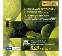 Zehetmair:Wdr So:Sanderling - BEETHOVEN: Symphony No. 6 / Choral Fantasy / BRAHMS: Double Concerto