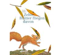 Zehn Blätter fliegen davon