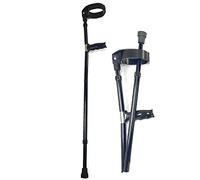 ZEIA3 Medical Elbow Crutch Folding Aluminum Walking Stick Lightweight Height Adjustable Telescopic Forearm Crutch Ergonomic Cuff for Women Men