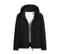 Zeiayuas 3 in 1 Jacket Women Fleece Ski Jacket Softshell Winter Waterproof Windproof Coat Full Zip Pockets Oversized Water Resistant Rain Jacket Detachable Inner Coat for Walking