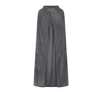 Zeiayuas Adult Cloak UK Halloween Costumes Women Cape Coat Jedi Costume Open Front Poncho Outwear Robe Cloak Vampire Cape Party Cosplay Cocktail Carnival Gray