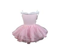 Zeiayuas Ballet Leotard for Girls Kids Sleeveless Lace Sequined Embroidered Tulle Backless Butterfly Cami Dresses Tutu Skirt Ballerina Dance Swan Lake Costume 3-18 Years