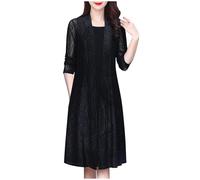 Zeiayuas Chiffon Kimono Cardigans for Women Lightweight Summer Sheer Shrug Top Long Sleeve Open Front Swim Beach Cover up Transparent Sunscreen Shirt Beachwear Wrap Bolero Cardigan for Evening Dress