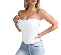 Zeiayuas Corset Top Women Bustier Lace up Gothic Burlesque Outfit Vintage Victorian Black Corsets Vintage Overbust Bustier Medieval Retro Shapewear Underbust Cottagecore Vest Holloween Custume