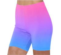 Zeiayuas Cycling Shorts for Women UK High Waist Tummy Control Short Tie Dye Leggings Gym Workout Running Sports Yoga Swim Shorts Comfort Soft Power Stretch Tights Fitness Walking Biker Active Pants