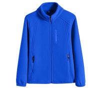 Zeiayuas Fleece Jacket Women Thick Plush Cardigan with Pockets Sherpa Winter Fuzzy Jackets Fluffy Teddy Coats Warm Zip up Overcoat Ladies Plus Size Hoodie Blanket Soft Outwear Blue