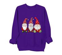 Zeiayuas Ladies Christmas Jumper Funny Animals Graphic Xmas Sweatshirts Womens Crew Neck Long Sleeve Pullover Santa Snowflake Print Tops Blouses Christmas T Shirt