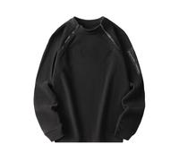 Zeiayuas Outdoor Pullover Mens Waterproof Raincoat Lightweight Windproof Hoodies 1/4 Zip Plus Size Rain Coats Walking Hiking Mountain Softshell Clothes Coats with Hooded Pockets Black