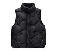 Zeiayuas Puffer Gilet for Women UK Plus Size Winter Warm Quilted Jacket Sleeveless Full Zip Up Body Warmer Vest Windbreakers Thickened Puffy Padded Gilets Waistcoat with Pockets Ladies