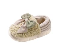 Zeiayuas Slippers Women Ladies Clouds Bootie Sherpa Warm with Cozy Memory Foam Winter Anti-Slip House Shoes Indoor Outdoor Slipper Cozy Fluffy Ladies Cute Bow Slippers Plush Fleece Lined Shoes