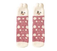 Zeiayuas Womens Fluffy Socks Winter Cosy Slipper Bed Warm Thick Soft Fleece Fuzzy Comfy Ladies Cabin Plush Socks Teddy Bear Cute Animals Socks Gifts for Her