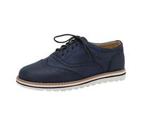Zeiayuas Womens Lace Up Flats Western Low Heel Shoes Classic Flats Round Toe Oxford Shoes Suede Brogues Vintage Lace Up Low-Top Ankle Casual Shoes