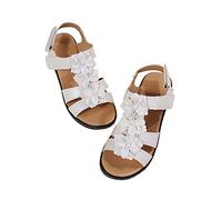 Zeiayuas Womens Orthopedic Sandals Wedge Heel Open Toe Wide Fit Shoes Ladies Breathable Thick-Soled Beach Summer Shoes Outdoor Leisure Wide Fit Sandal UK Size 3-7.5