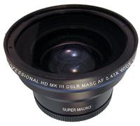 Zeikos ZE-543R 0.43X high definition Super Wide Angle lens with Super Macro, includes lens pouch and cap covers (Life Time Warranty) Fits 52/55/58/62/67/72mm