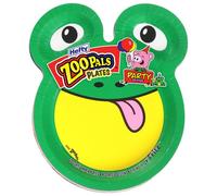 Zeilako Hefty Zoo Pals Party Edition Paper Plates for Kids, Assorted Animal Designs, 7.75 Inches with Two Dipping Compartments, 20 Count