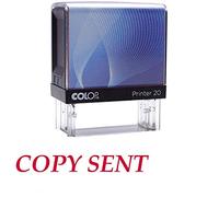 Zein Text Checked Copy Send colop Stamps Personalized Teacher Stamps self Ink Rubber colop Printer - 20 Stamp (RED)