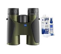 Zeiss 10x42 Terra ED Binoculars (Green) and Zeiss Cleaning Kit Bundle (2 Items)