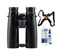 Zeiss 10x42 Victory SF Binoculars (Black) with Harness and Cleaning Kit Bundle (3 Items)