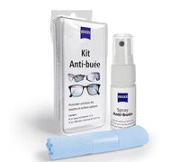 ZEISS - Anti-Fog kit for Glasses, Photo Lens, Camera and ski or Pool mask - 1 Anti-Fog Spray 15 ml + Microfibre Cloth 13 x 13 cm