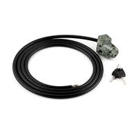 ZEISS Cable Lock With Key - Different Locking, Anti-Theft Protection For ZEISS Secacam Wildlife Camera, Steel Cable Weatherproof, Includes 2 Keys, Lockable & Robust (Keyed)