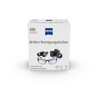 ZEISS glasses cleaning wipes (200 pieces), NEW formulation for gentle and thorough cleaning of your glasses