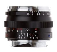 ZEISS Ikon C Sonnar T* ZM 1.5/50 Standard Camera Lens for Leica M-Mount Rangefinder Cameras, Black