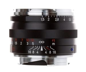 ZEISS Ikon C Sonnar T* ZM 1.5/50 Standard Camera Lens for Leica M-Mount Rangefinder Cameras, Black