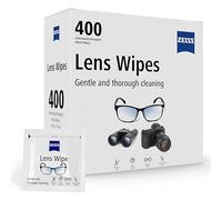 ZEISS Lens Wipes, Lens Cleaner for Glasses, Cameras & Binoculars,Individually Packed Single Use Disposable Cloths in Sachets, for Handy and Portable Spectacle Cleaning On The Go, 400 Count (Pack of 1)