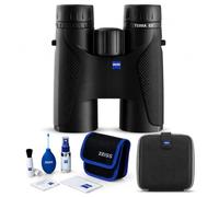 ZEISS Terra ED 10x42 Binoculars for Adults, Black, Lens Cleaning Kit