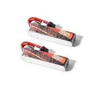 Zeiwohndc 2pcs High Capacity 550mAh LiHV UAV Battery 75C Discharge XT30 Connector 16AWG Silicone Wire For FPV Racing LiHV Battery For FPV