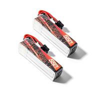 Zeiwohndc 2pcs High Capacity 550mAh LiHV UAV Battery 75C Discharge XT30 Connector 16AWG Silicone Wire For FPV Racing LiHV Battery For FPV