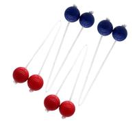 Zeiwohndc 4Pcs Golf Tossing Ball Redness And Blue Replacement Ladders Ball Outdoor Hard Golf Training Ball For Ladders Toss Game Ladders Ball Replacement