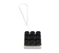 Zeiwohndc 9 Keyboard Clicks Toy Keychain Mechanical Switches Tester For Training And Travel Companion PC Keycap Toy