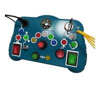 Zeiwohndc Activity Board Busy Toy Basic Life Skill Exercise Kid & Parent Skill Teaching Sensory Learning for